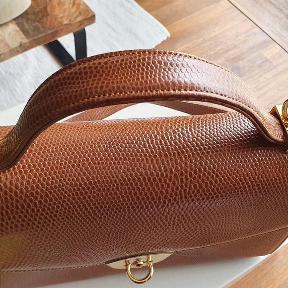 UNUSED Emanuel Ungaro Paris Brown Leather Bag - Picture 8 of 8